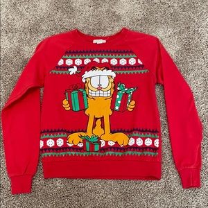 Forever 21 Garfield Christmas Sweater